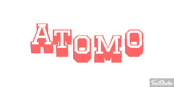 Átomo Текстовый эффект
