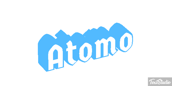 Átomo Текстовый эффект