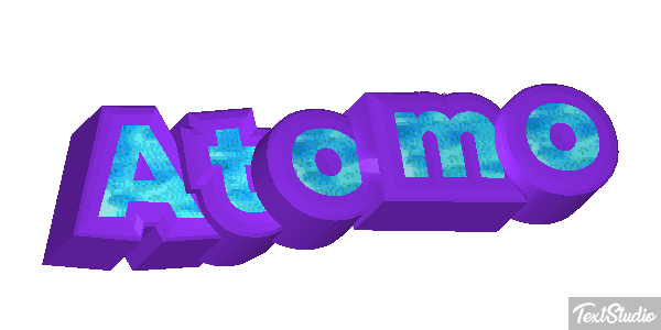 Átomo Текстовый эффект