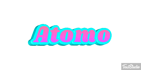Átomo Текстовый эффект