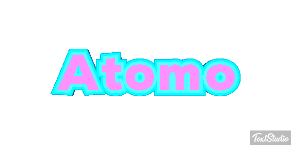 Átomo Текстовый эффект