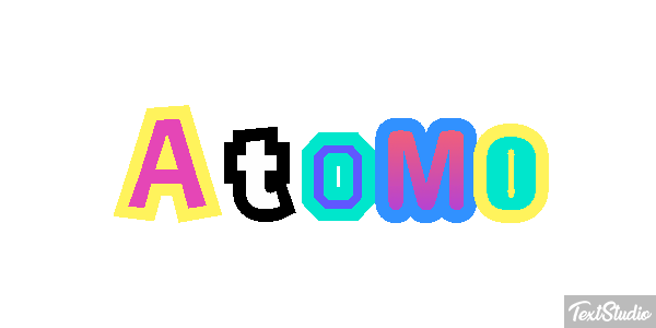 Átomo Текстовый эффект