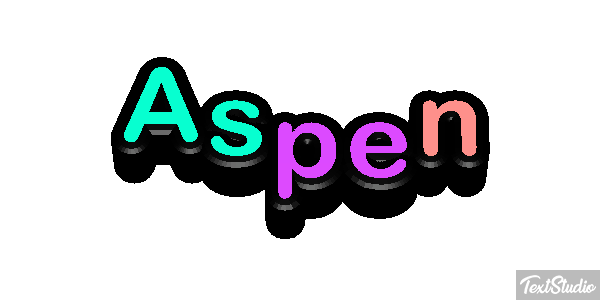 Aspen Effetto testo