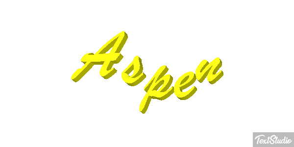 Aspen Effetto testo