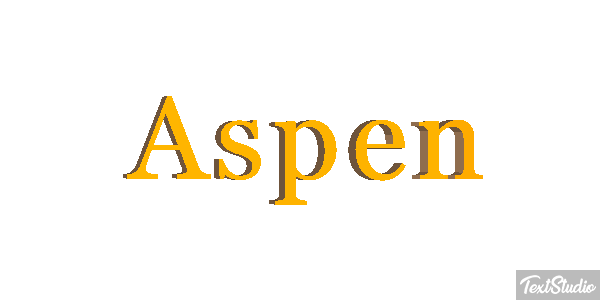 Aspen Effetto testo