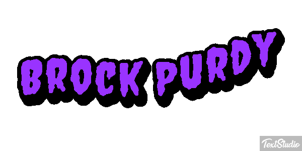 Brock Purdy Efecto de texto
