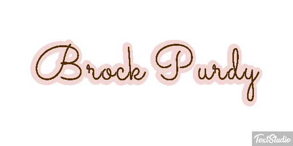 Brock Purdy Efecto de texto