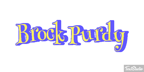Brock Purdy Efecto de texto