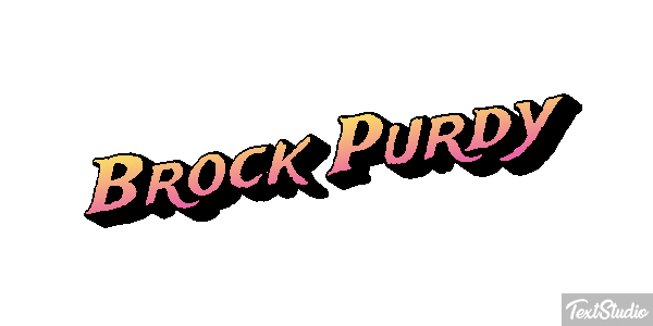 Brock Purdy Efecto de texto