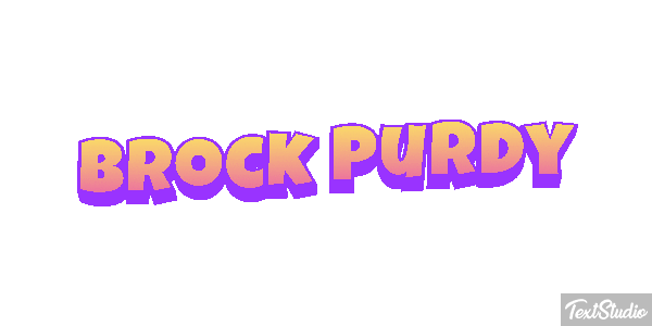 Brock Purdy Efecto de texto