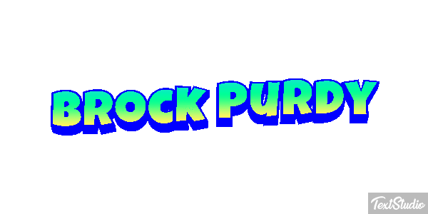 Brock Purdy Efecto de texto