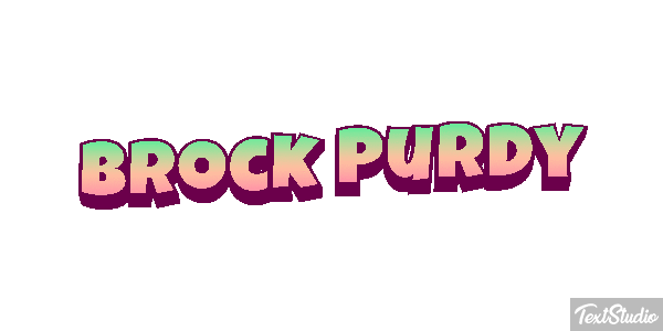 Brock Purdy Efecto de texto