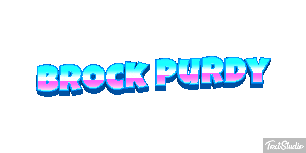 Brock Purdy Efecto de texto