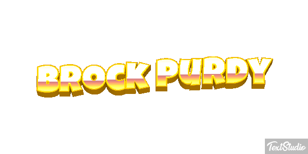 Brock Purdy Efecto de texto