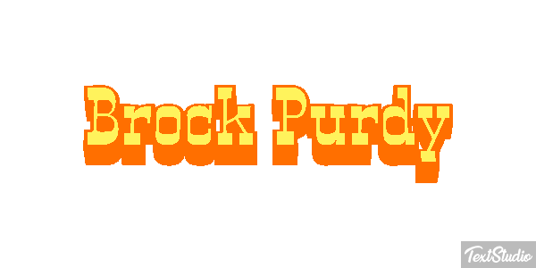 Brock Purdy Efecto de texto