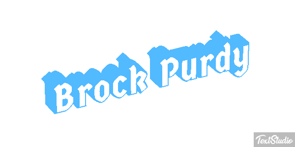 Brock Purdy Efecto de texto