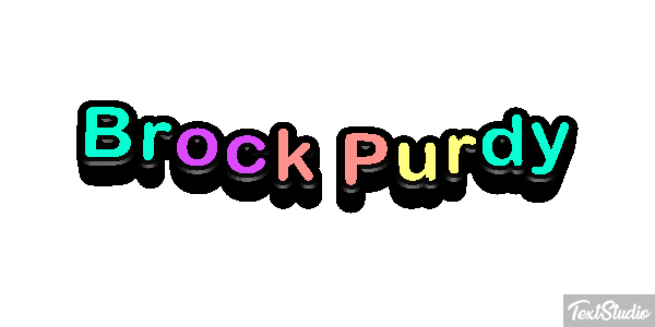 Brock Purdy Efecto de texto