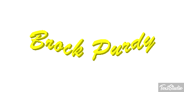 Brock Purdy Efecto de texto