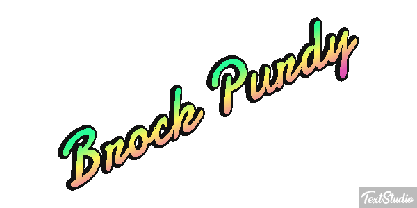 Brock Purdy Efecto de texto