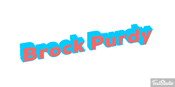 Brock Purdy Efecto de texto