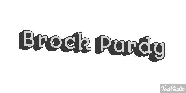 Brock Purdy Efecto de texto
