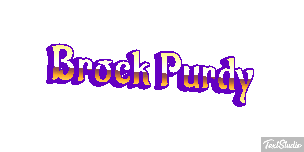 Brock Purdy Efecto de texto