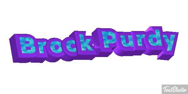 Brock Purdy Efecto de texto