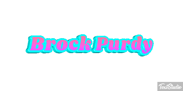 Brock Purdy Efecto de texto