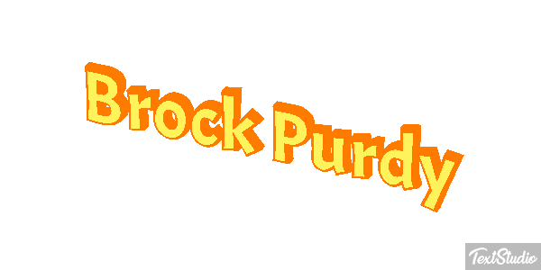 Brock Purdy Efecto de texto