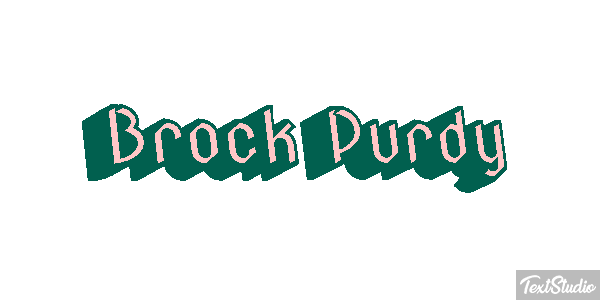 Brock Purdy Efecto de texto