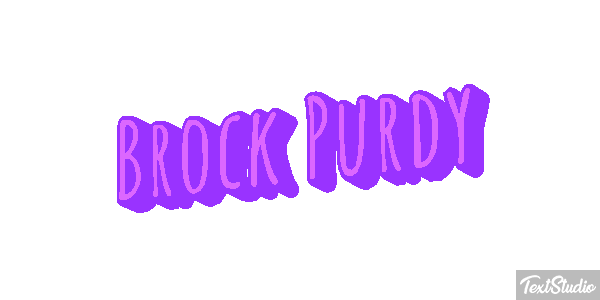 Brock Purdy Efecto de texto