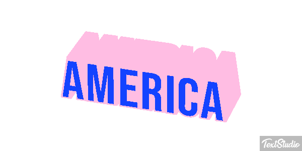 America Texteffekt