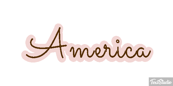 America Texteffekt