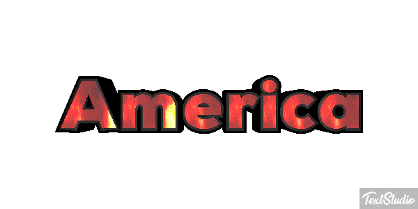 America Texteffekt