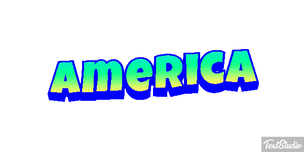 America Texteffekt