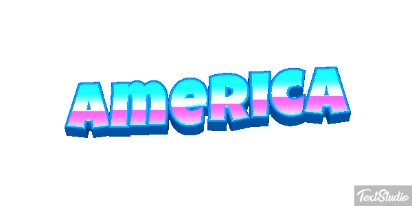 America Texteffekt