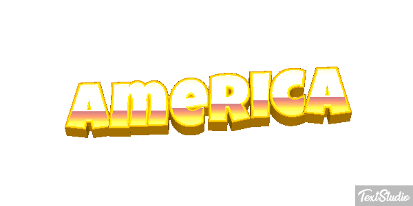 America Texteffekt