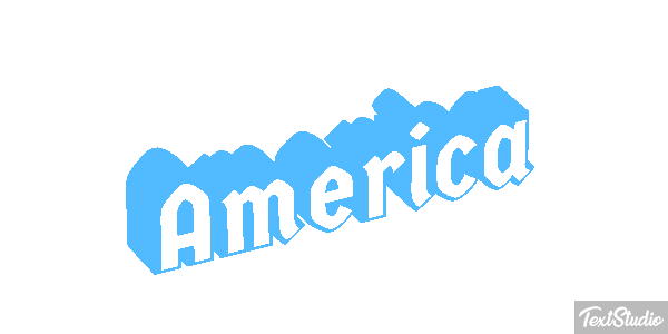 America Texteffekt
