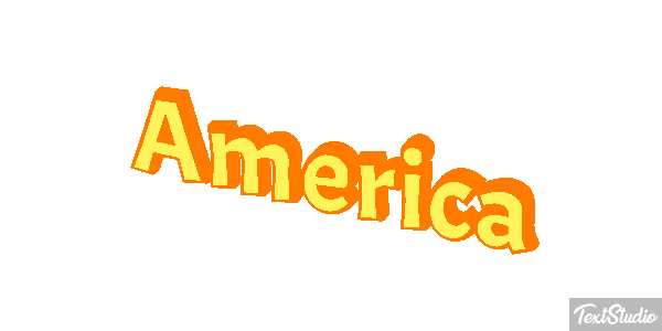 America Texteffekt