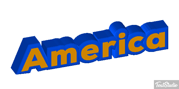 America Texteffekt