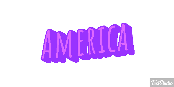 America Texteffekt