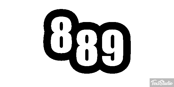889 Texteffekt