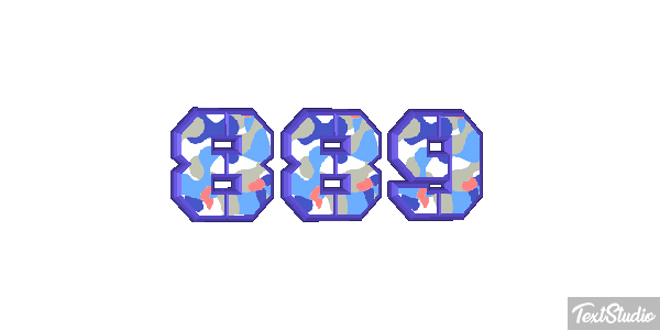 889 Texteffekt