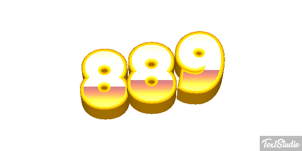 889 Texteffekt