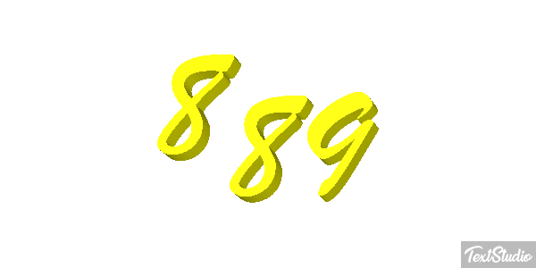 889 Texteffekt