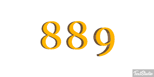 889 Texteffekt