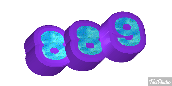 889 Texteffekt
