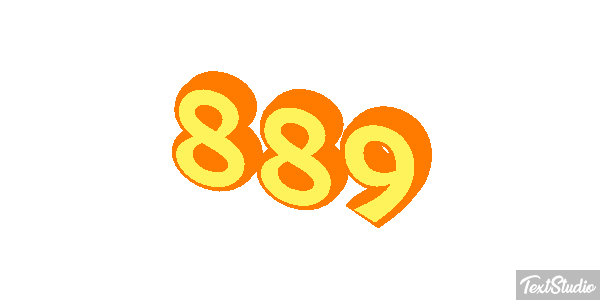 889 Texteffekt