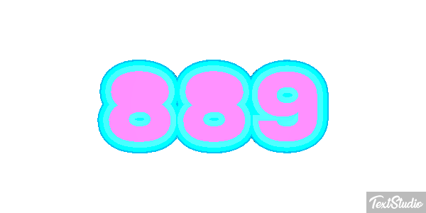 889 Texteffekt