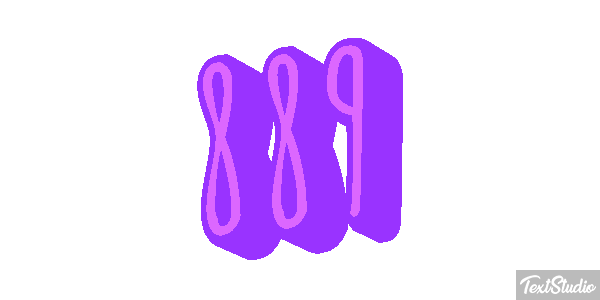 889 Texteffekt